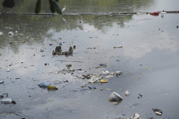 Contaminación en los humedales de San Silvestre, en cercanía del vertedero que es manejado por el grupo Veolia. 

(Foto: Cortesía Global Witness )