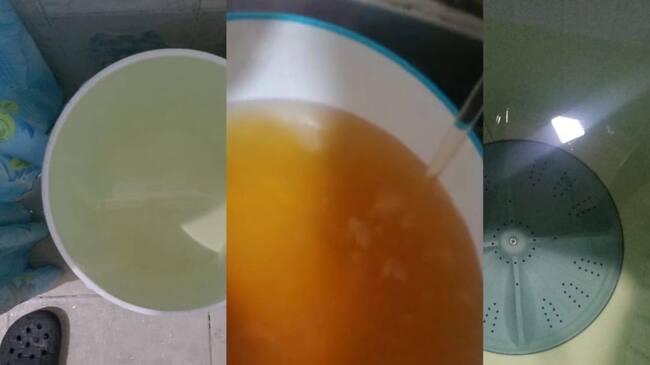 Aspecto del agua que han recibido los usuarios en la última semana