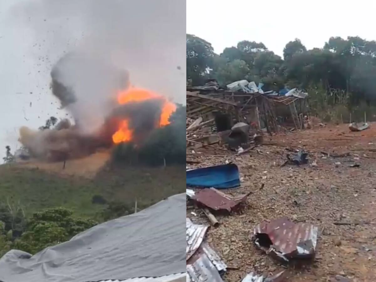 Denuncian el lanzamiento de un explosivo entre Segovia y sur de Bolívar que afectó varias viviendas