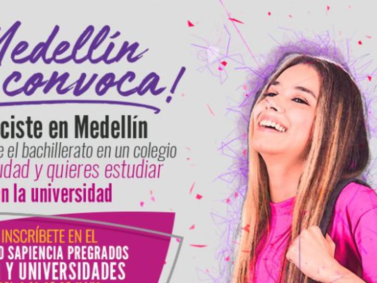 Hay 5.400 becas para estudios superiores en Medellín