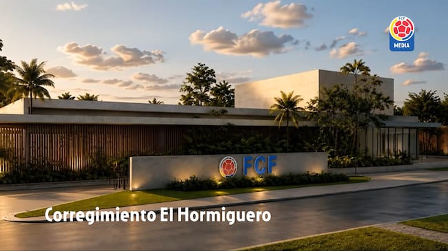 Imagen de referencia de cómo se vería el complejo deportivo de la Selección Colombia en Cali, llamado "Corregimiento el Hormiguero" (Crédito: Selección Colombia - Youtube)