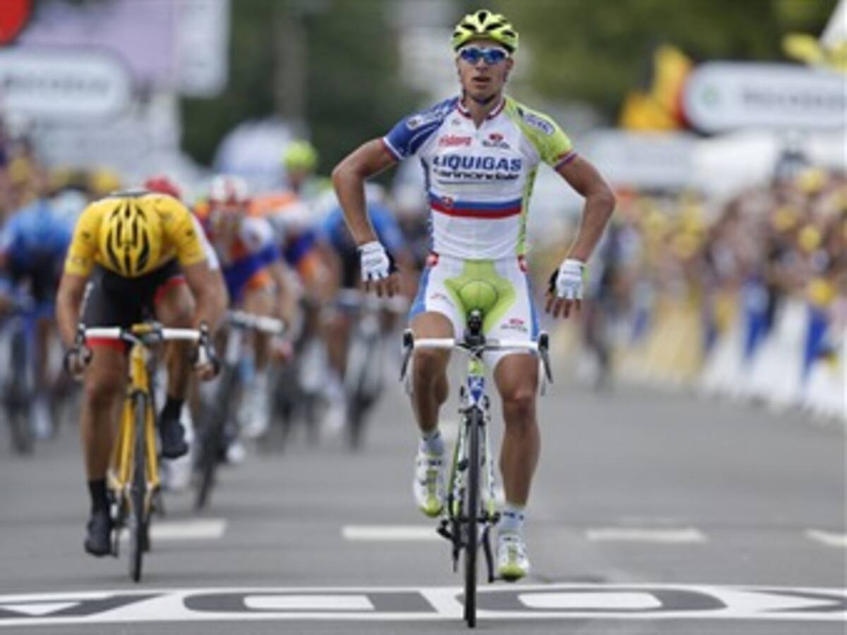 El eslovaco Peter Sagan ganó la primera etapa del Tour de Francia
