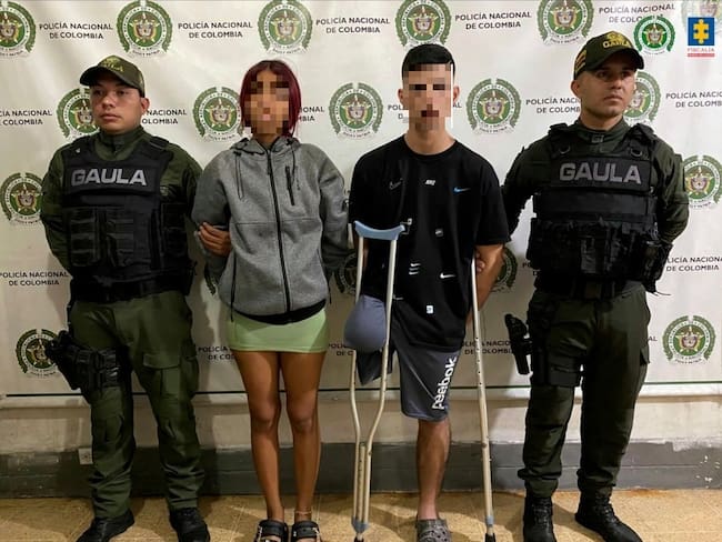 Capturados por secuestro en Antioquia- foto Fiscalía