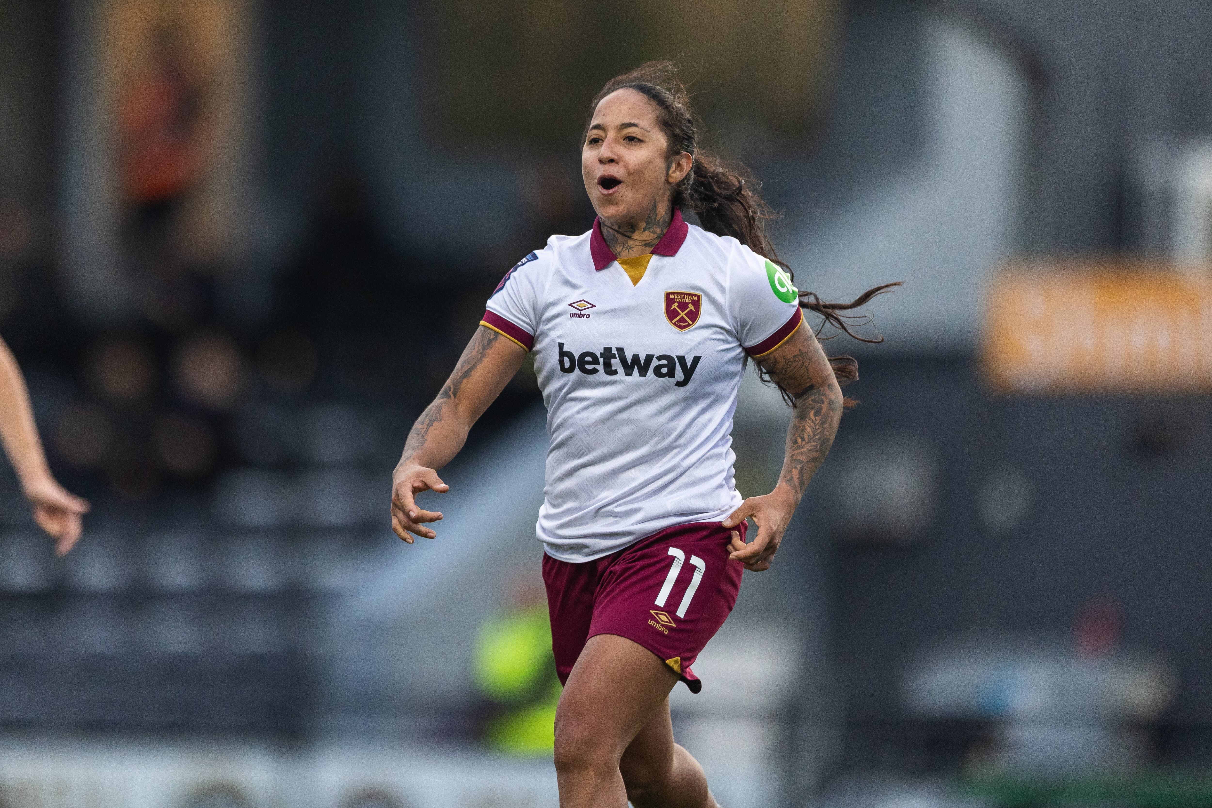 Manuela Pavi. (Photo by West Ham United FC/West Ham United FC via Getty Images)