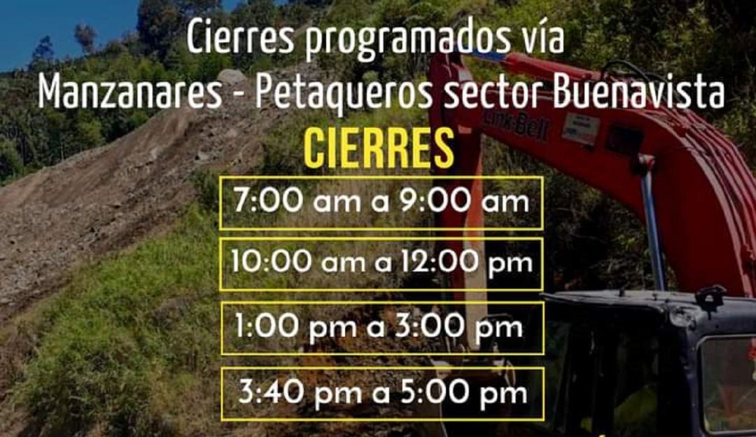 Cierres viales