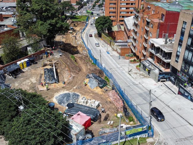 Calle 45 entre carreras Quinta y Séptima. Foto: IDU.