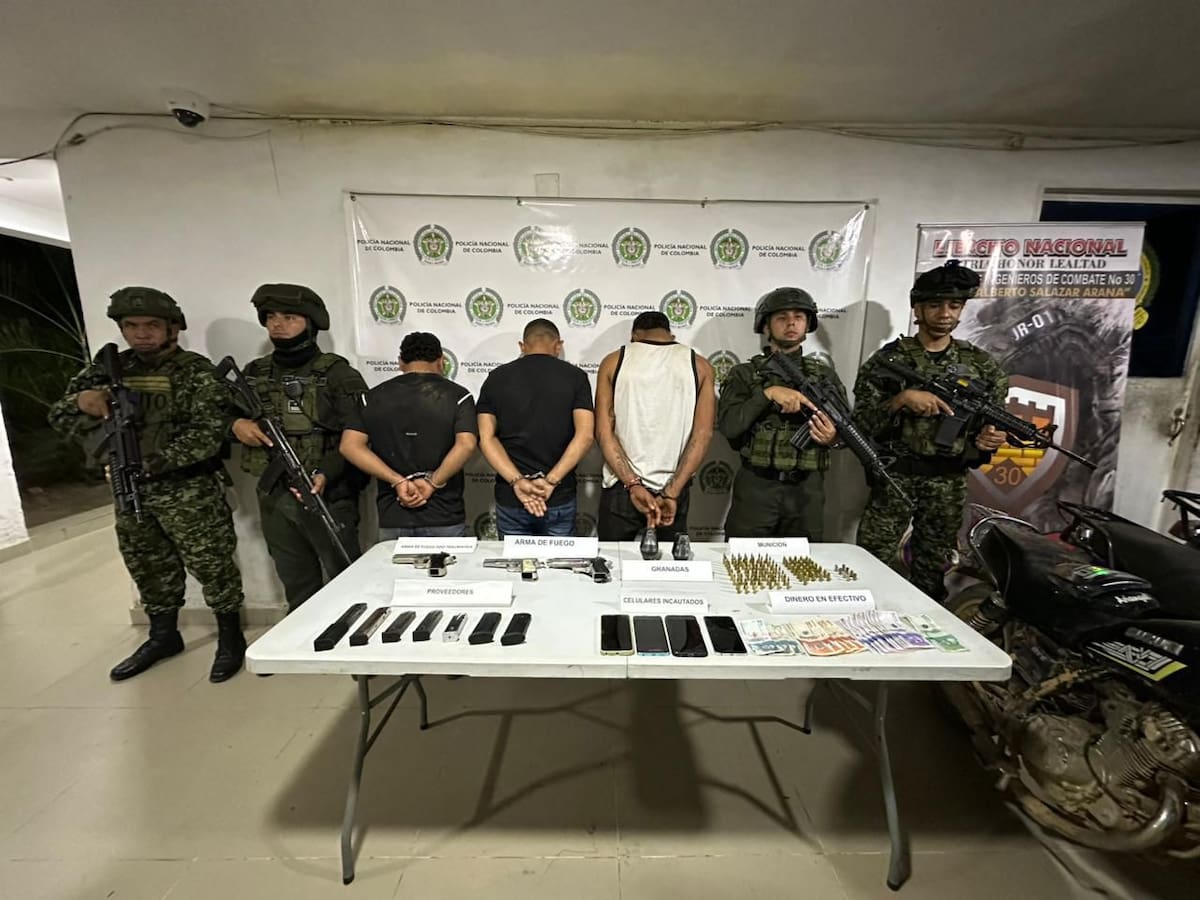 Capturan a presuntos responsables de retenes ilegales en el Catatumbo