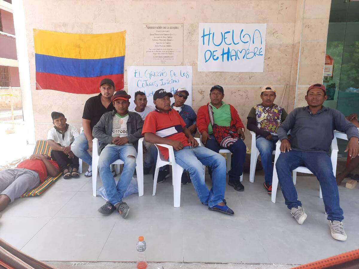 Coteros de minas de sal en La Guajira adelantan huelga de hambre por cese de labores