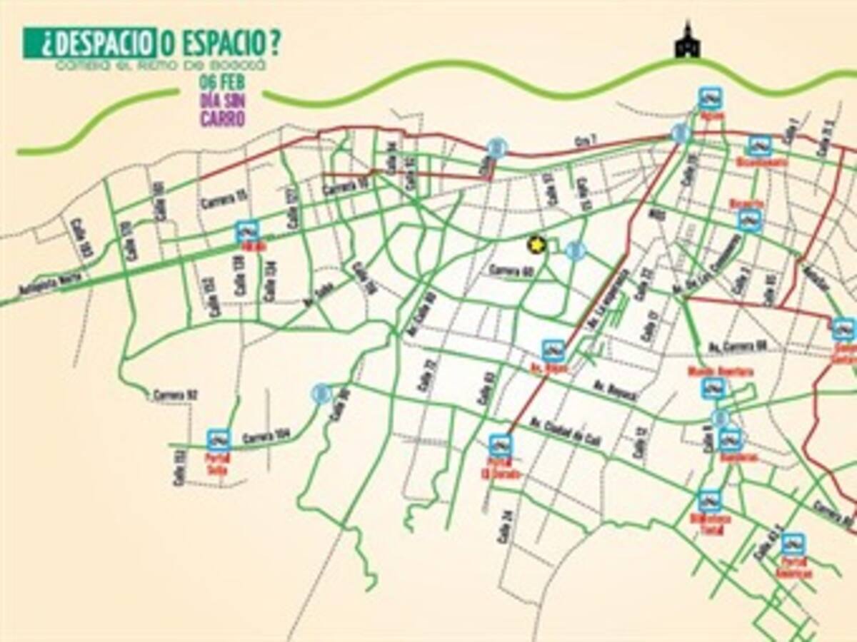 Estas son las ciclorrutas y ciclovías en el Día sin Carro en Bogotá