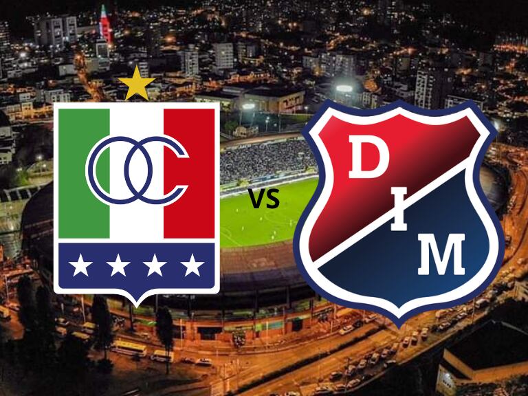 Once Caldas vs Medellín | Composición Caracol Radio