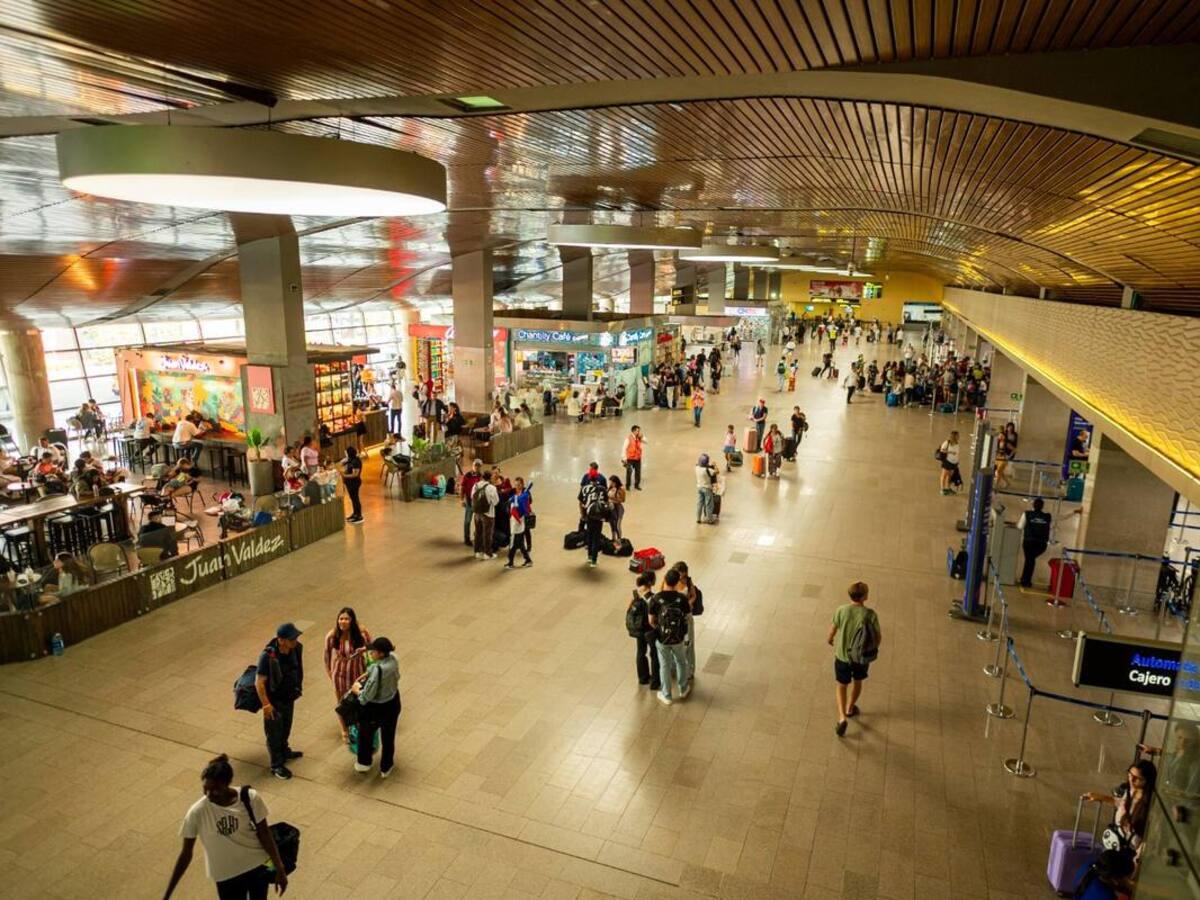 Aeropuerto Rafael Núñez registró más de 1.6 millones de flujos migratorios durante 2025