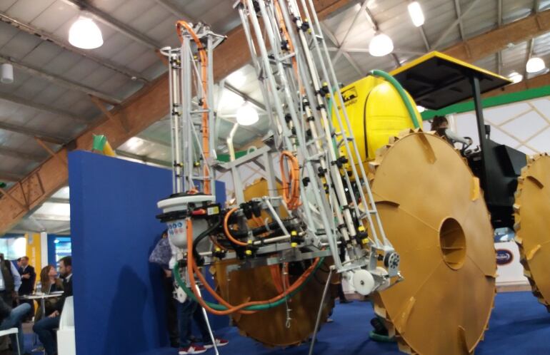 Tractor para cultivos de arroz