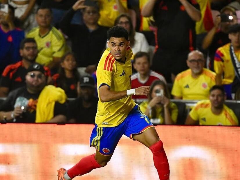 Luis Díaz jugador de la Selección Colombia ante Nueva Zelanda / Federación Colombiana de Fútbol
