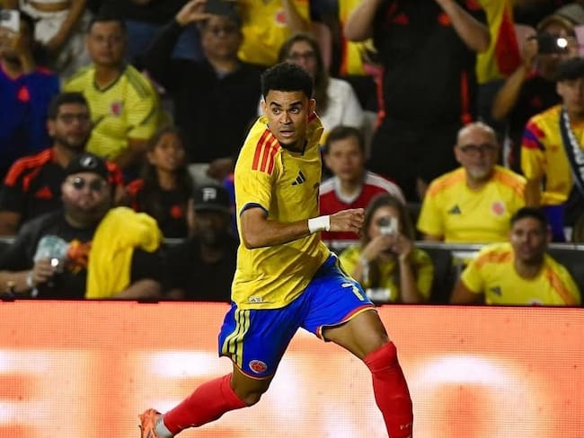 Luis Díaz jugador de la Selección Colombia ante Nueva Zelanda / Federación Colombiana de Fútbol