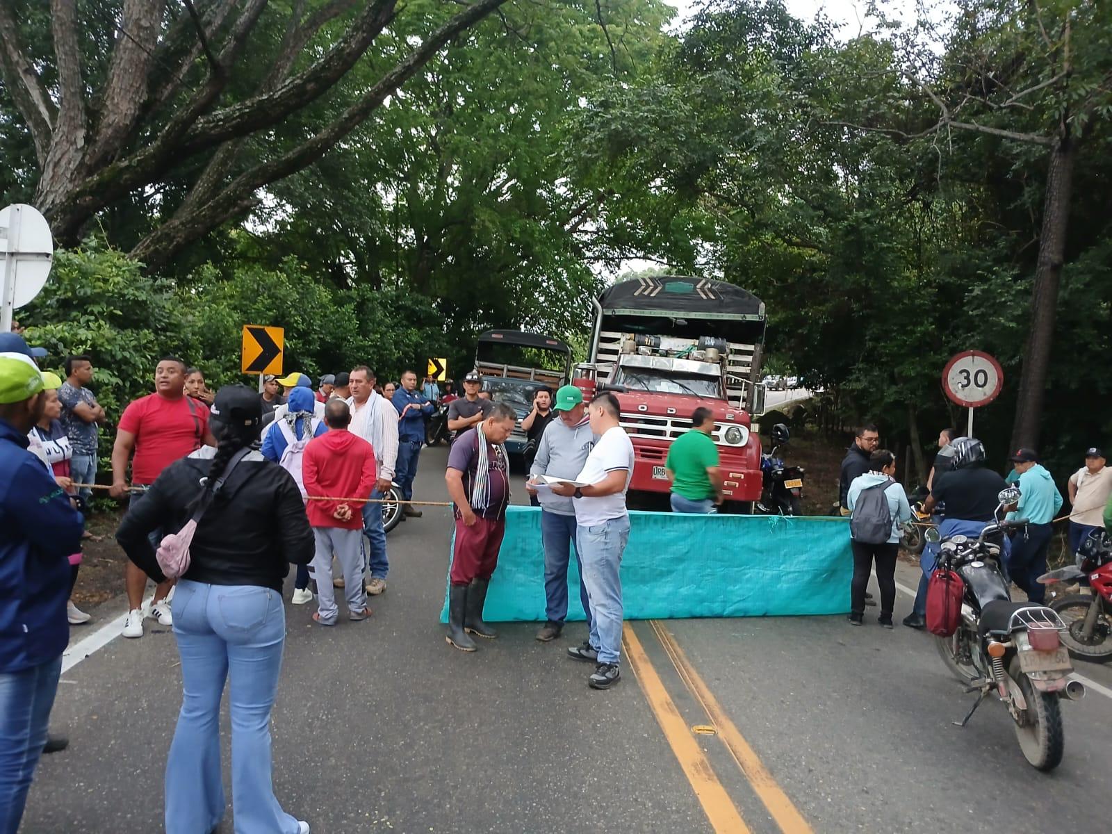 Paro arrocero en Norte de Santander. / Foto: Cortesía.