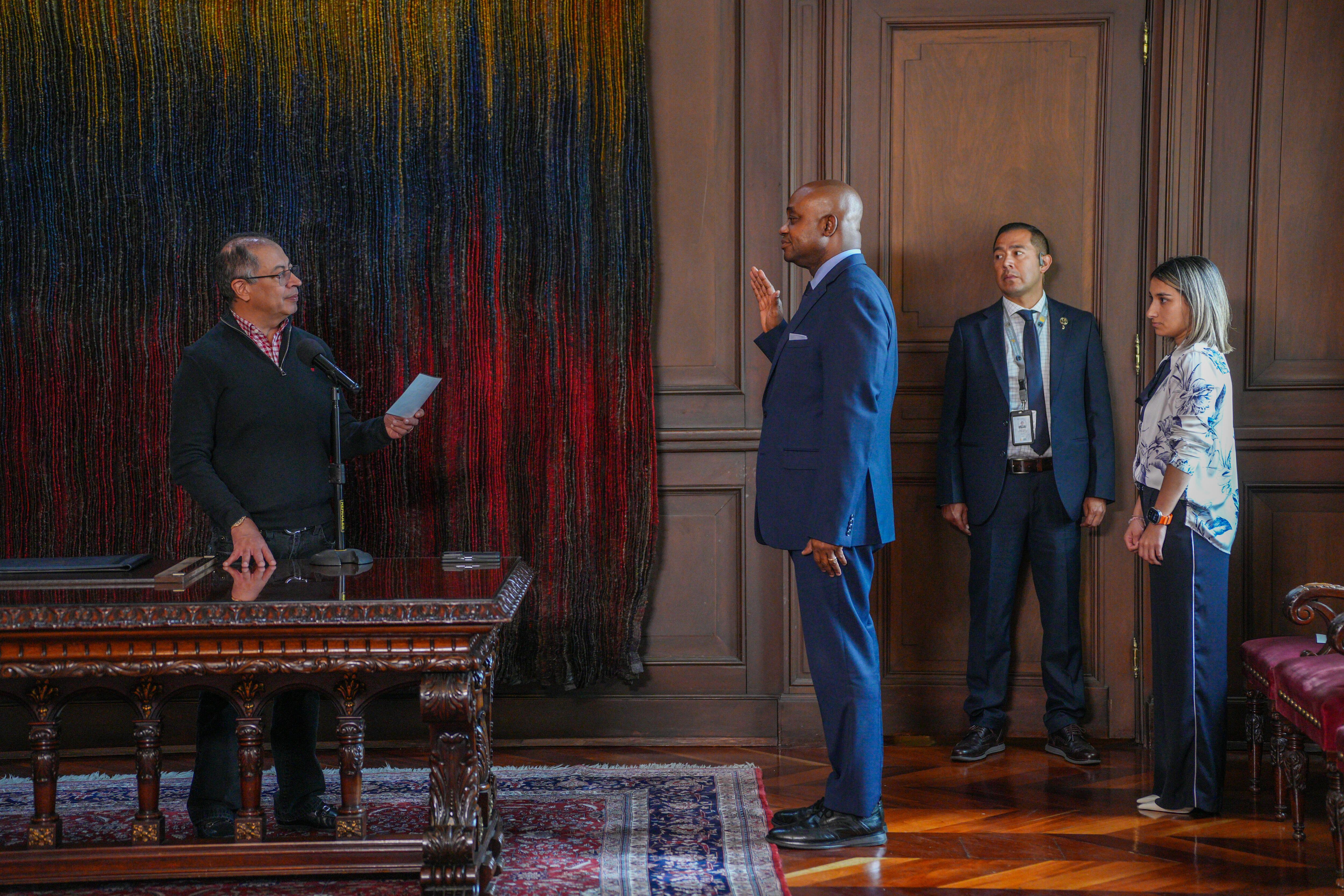 Luis Gilberto Murillo y Gustavo Petro