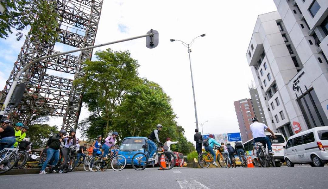 Entregaron balance de la jornada del Día sin Carro y sin Moto en Manizales. Crédito: Alcaldía de Manizales.
