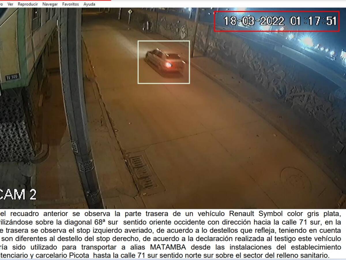 Fuga de ‘Matamba’: Borraron los videos de las cámaras de seguridad de la Policía