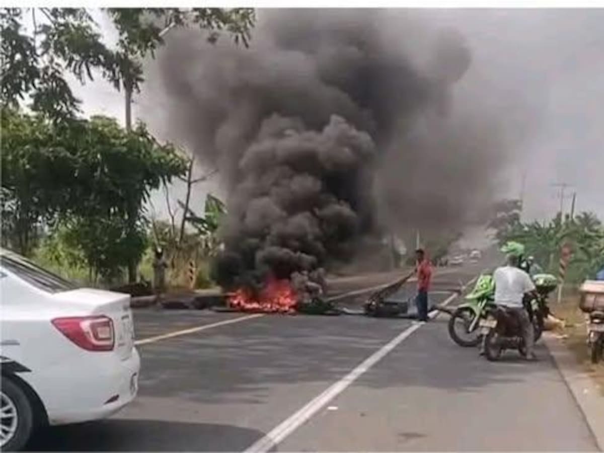 Bloqueo en la vía Montería–Lorica por alerta ante posible desbordamiento del río Sinú