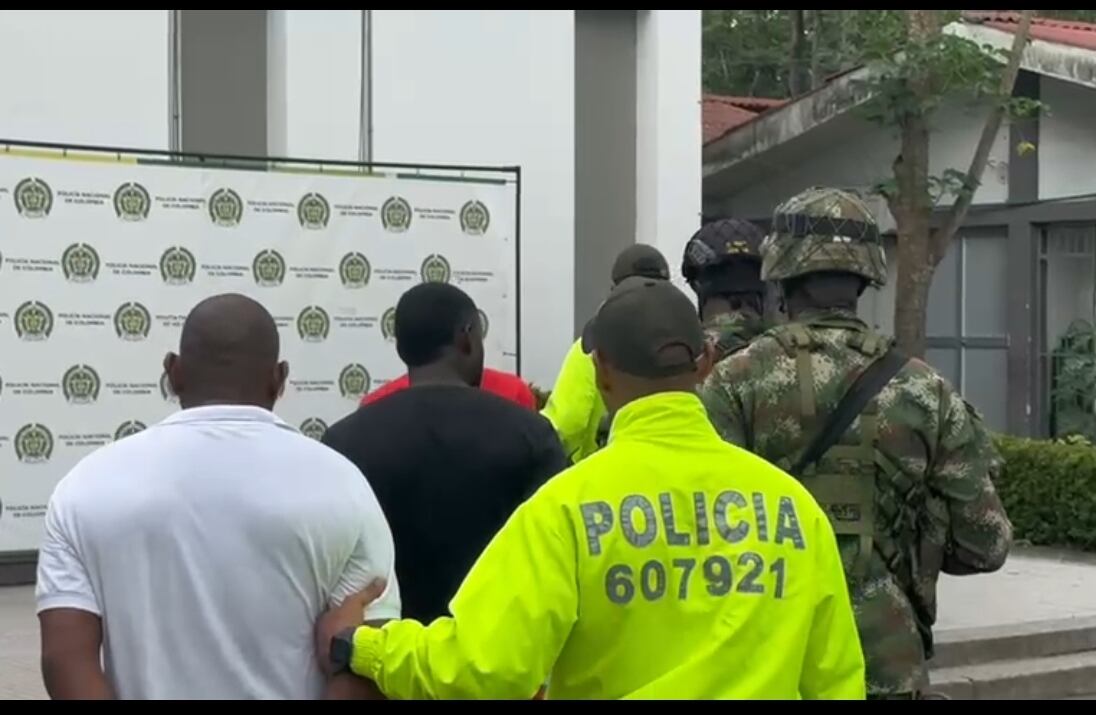 Capturados en Turbo- foto policía Urabá