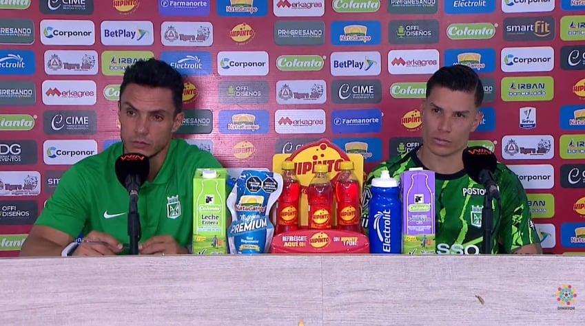 “Si algún día hay que perder, que sea así”: Lucas González tras derrota contra el Cúcuta // Tomado de DIMAYOR