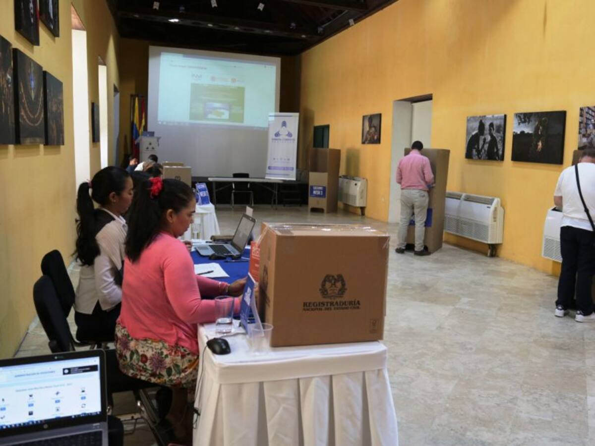 Masiva votación en elecciones de junta directiva de CamCartagena