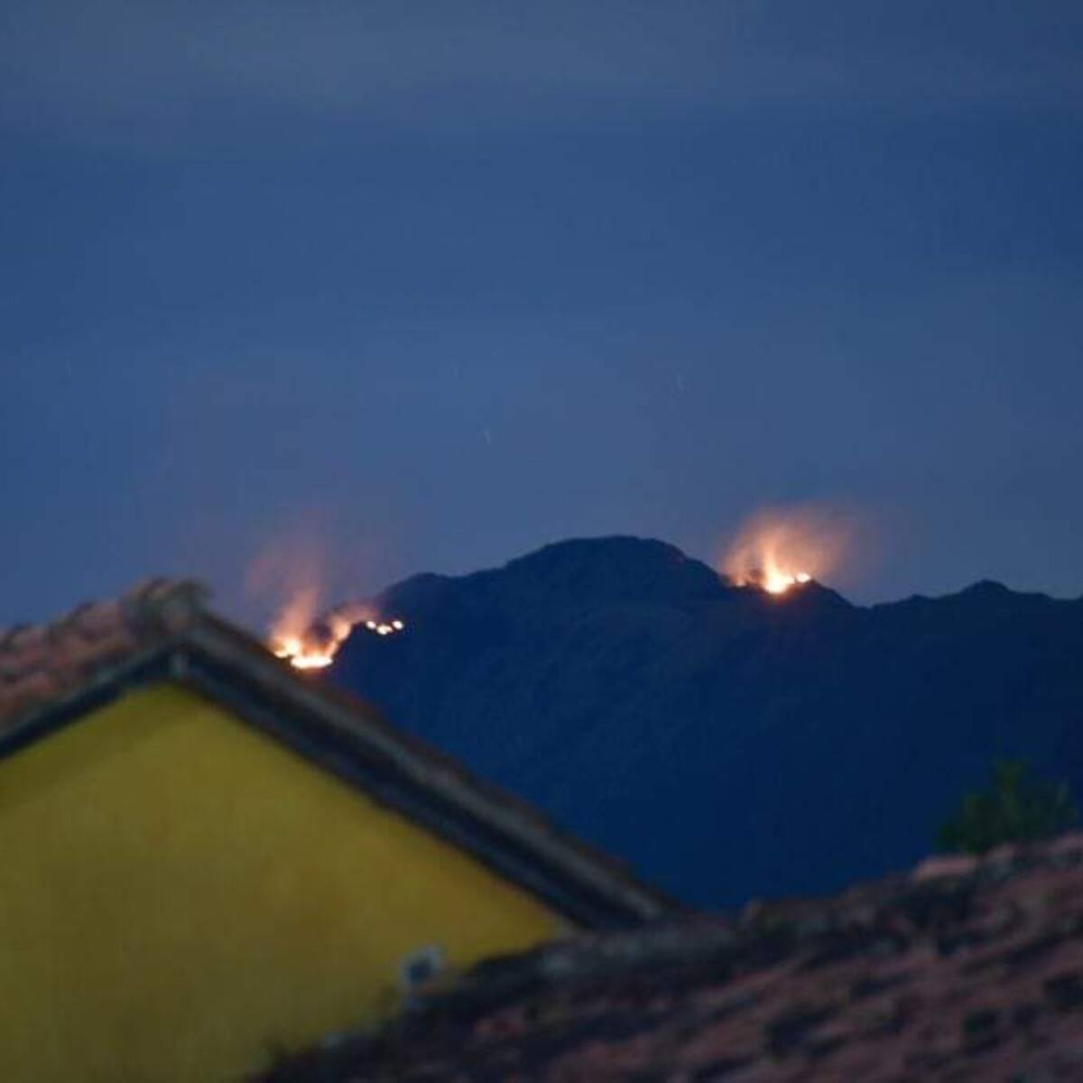 Autoridades de gestión del riesgo continúan intentado apagar incendio en Santurbán