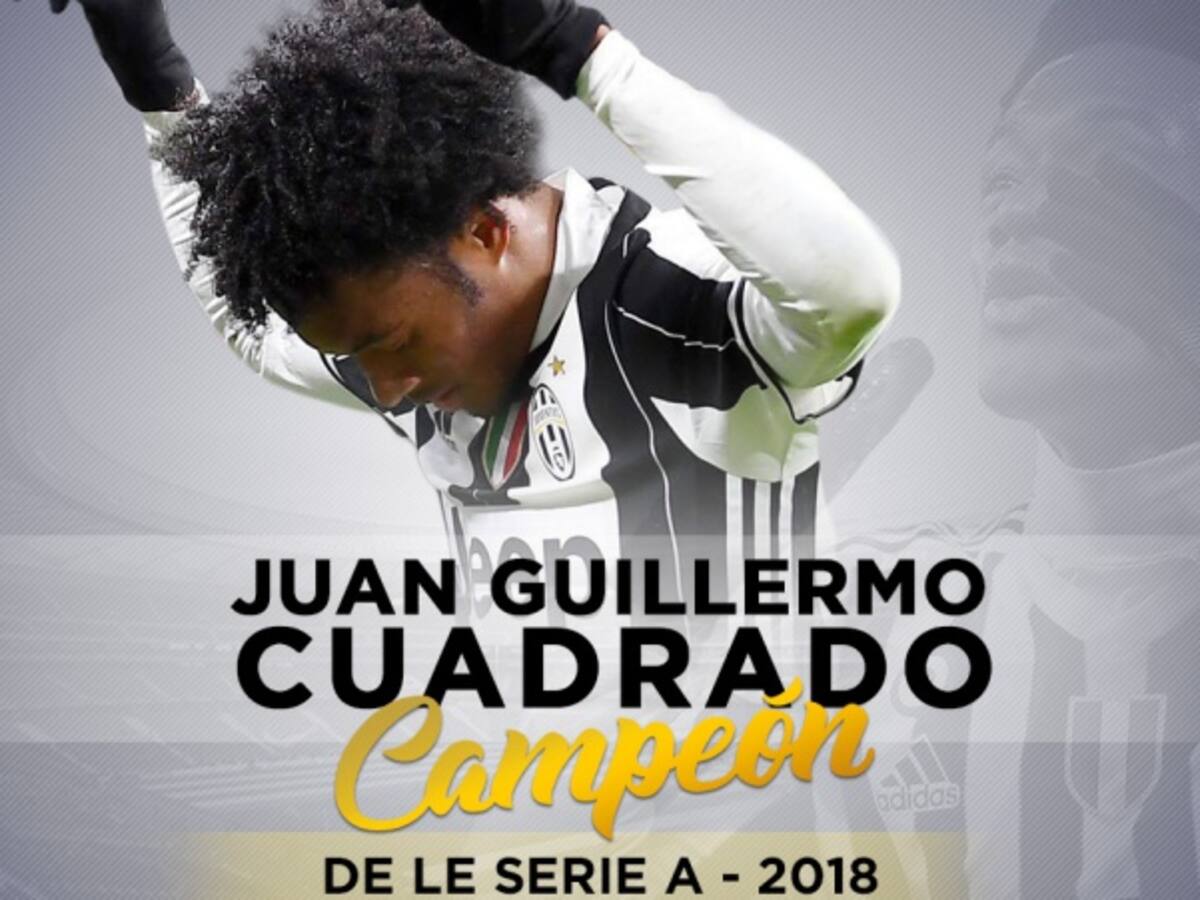 ¡Seis y contando!: Cuadrado, campeón de la Serie A con Juventus