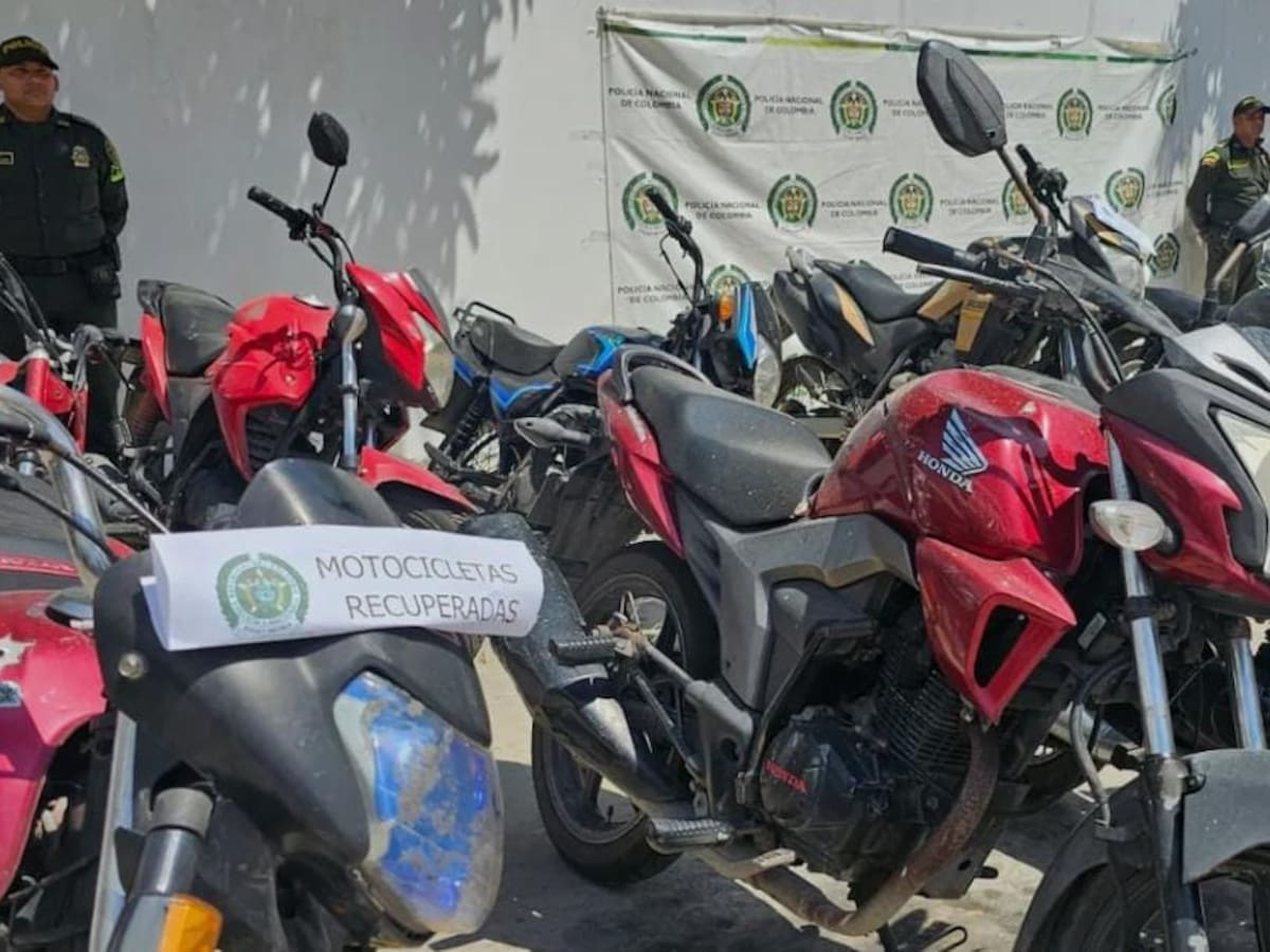 Recuperan 24 motocicletas en Bolívar y capturan a 21 personas por receptación y falsedad marcaría