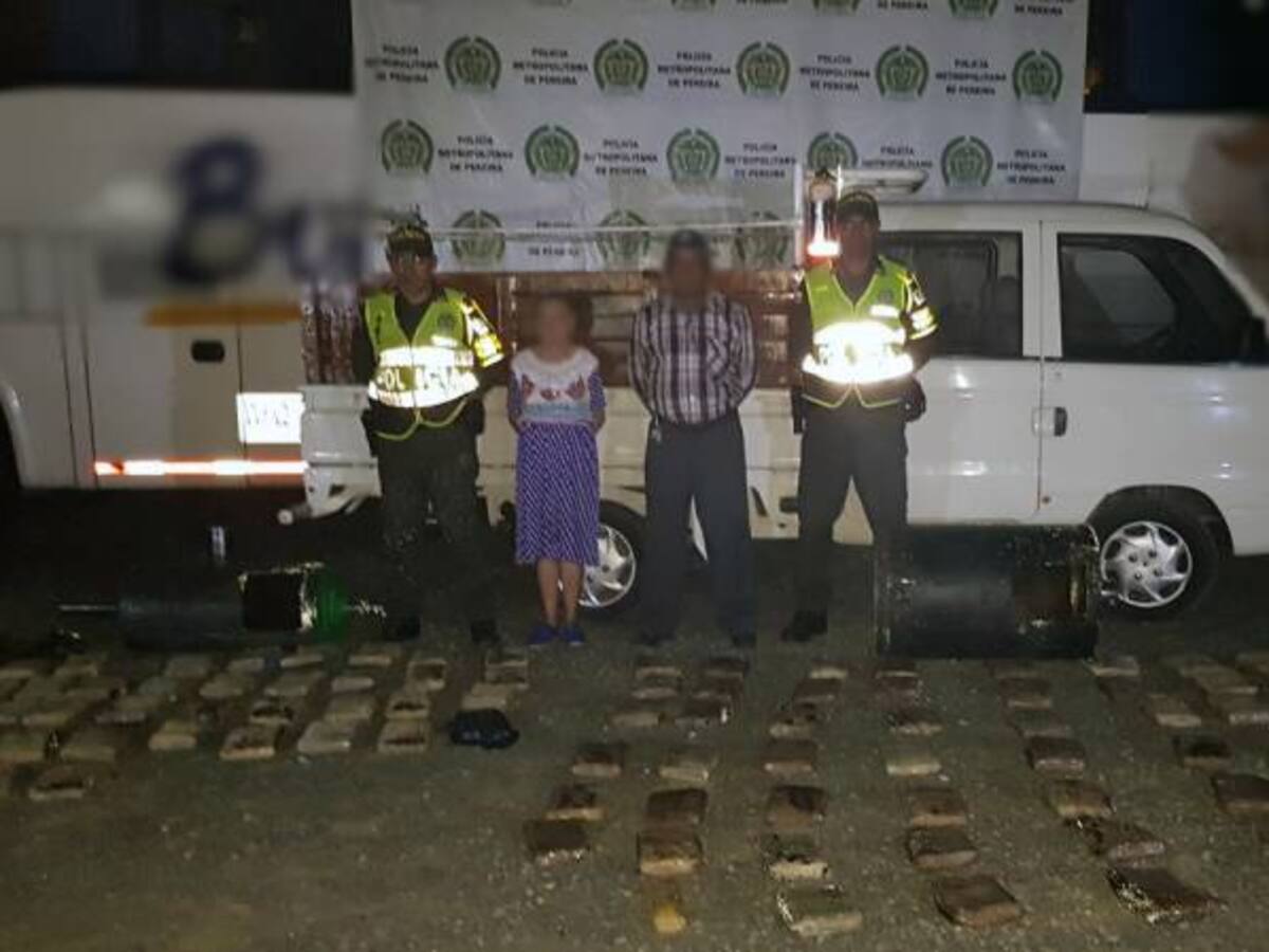 Sorprendidos dos adultos mayores transportando marihuana