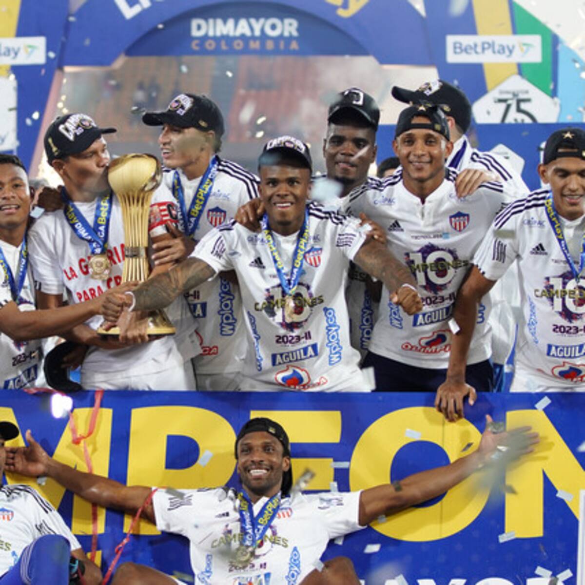 ¡Junior tu papá! El equipo barranquillero ganó su décima estrella del fútbol colombiano