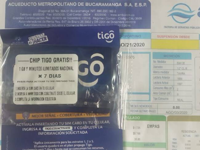 Acueducto de Bucaramanga entrega SIM Card a sus usuarios