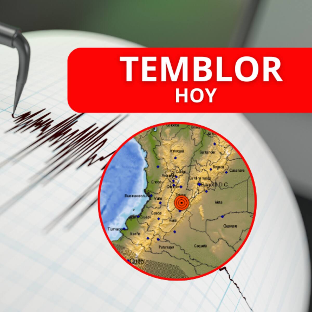 Temblor HOY 25 de junio en Colombia: locación y magnitud de este nuevo sismo