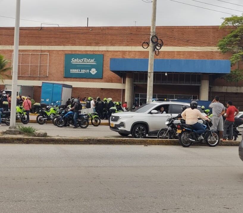 Lugar de la balacera. Foto: cortesía.