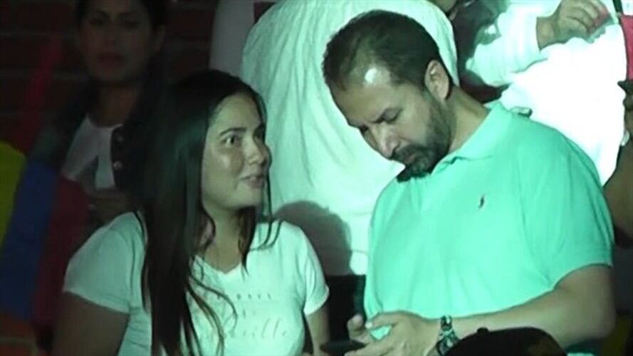 Se conocieron imágenes del actual secretario de Tránsito, Rubén Caicedo Celis, presenciando el acto político de Germán Vargas en Popayán. Foto: Cortesía Primera Edición
