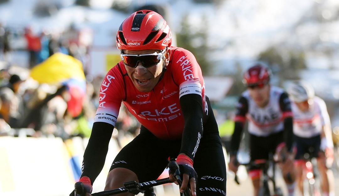 Nairo Quintana terminó en la tercera posición en la tercera etapa de la Vuelta a Cataluña.