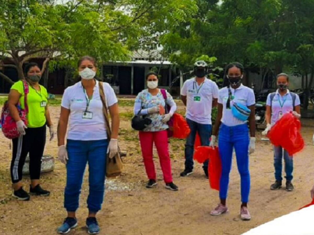 En La Dorada recogen cerca de una tonelada de desechos arrojados a la calle