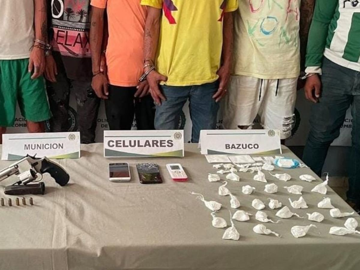 21 capturados y más de 600 dosis de droga incautadas en Bolívar