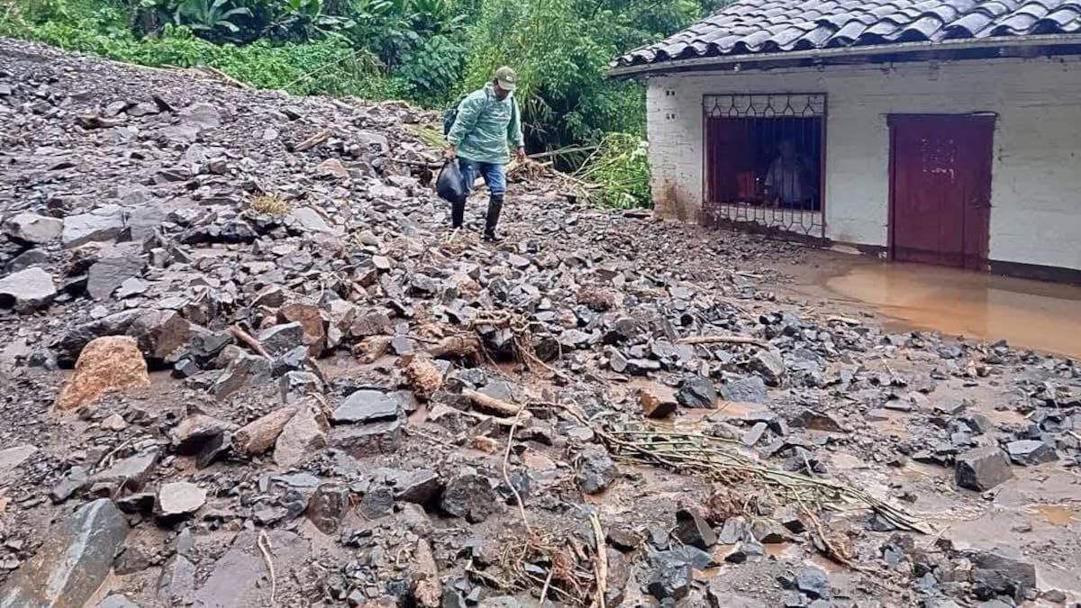 Emergencias por las lluvias en Puerto Berrío y Támesis: hay 1.500 personas afectadas