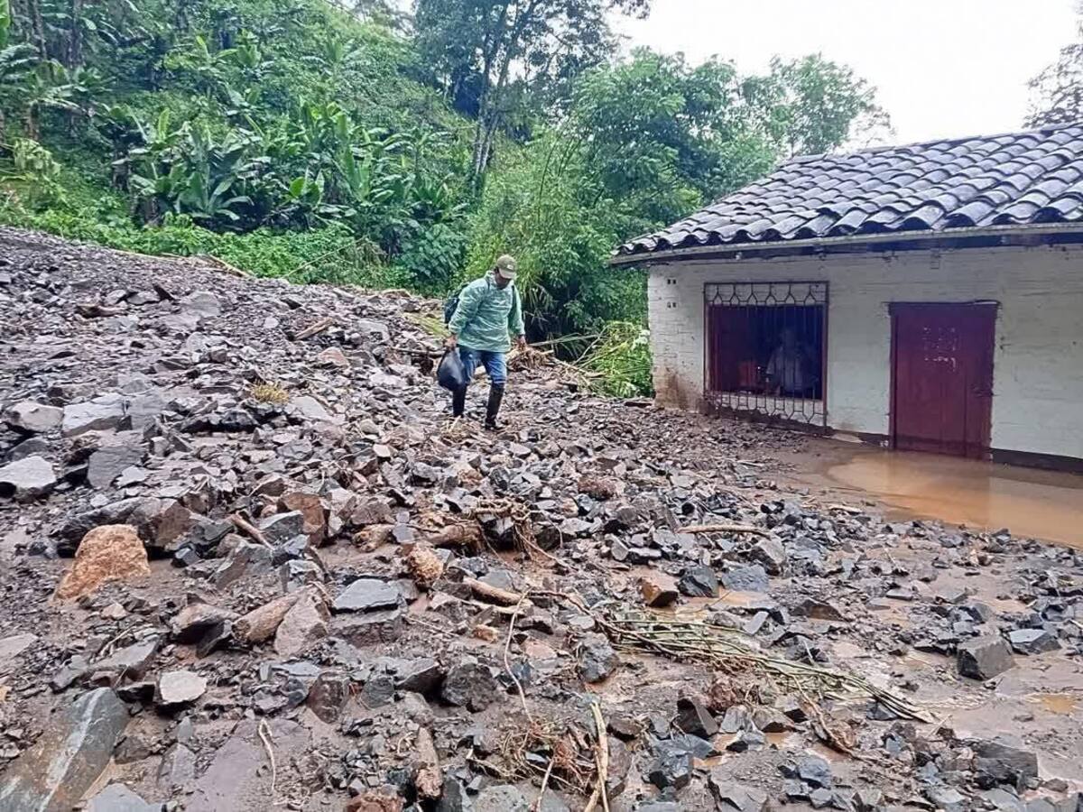 Emergencias por las lluvias en Puerto Berrío y Támesis: hay 1.500 personas afectadas