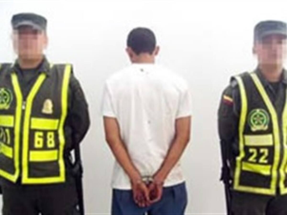 Policía captura a presunto narcotraficante en Bogotá