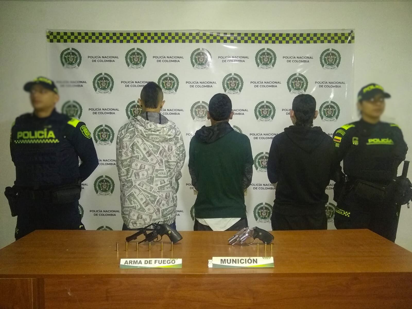 Capturados por la Policía Metropolitana de Pereira