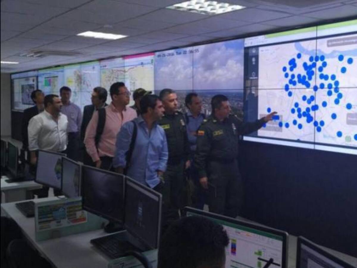Char observó Centro de Mando en Villavicencio para implementarlo en Barranquilla