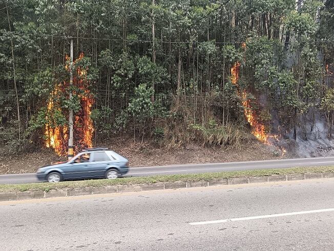 Incendio en La Estrella- foto cortesía