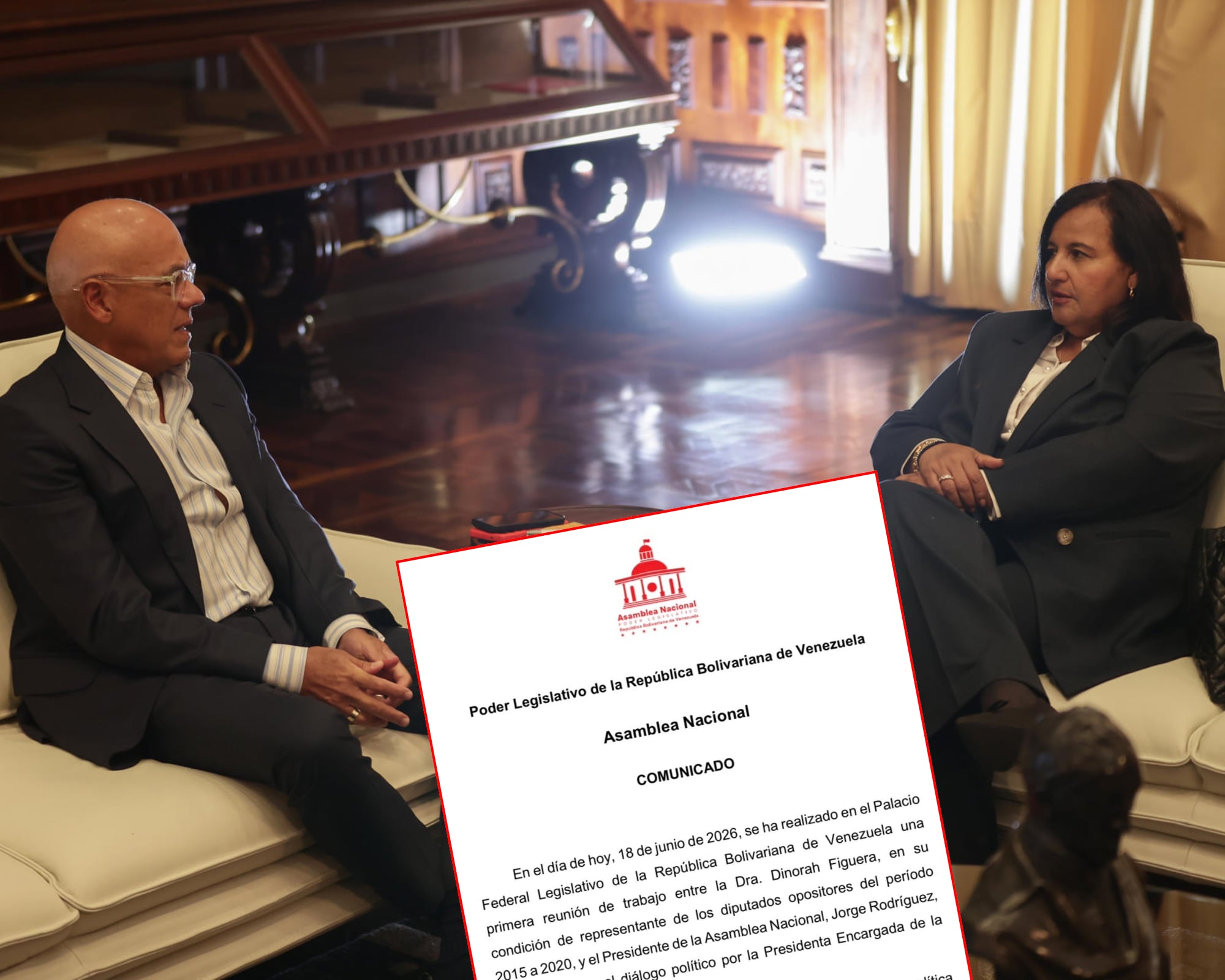 La exparlamentaria Dinorah Figuera, en el exilio hace ocho años, volvió a Venezuela invitada por Estados Unidos para reunirse con el presidente del parlamento, Jorge Rodríguez.
(Foto:   Caracol Radio / Cortesía)