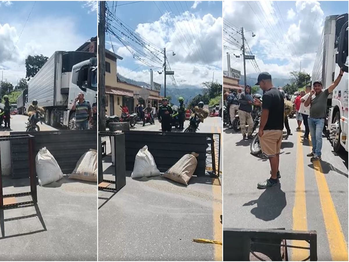 Protesta genera cierre total de la vía Ibagué – Cajamarca - Alto de la Línea