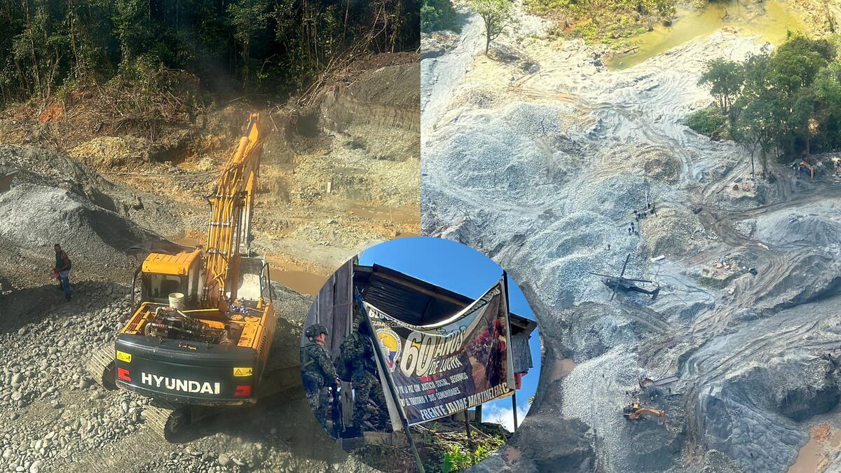 Disidencias recibían $3.500 millones por minería ilegal en el corazón del Naya en el Valle