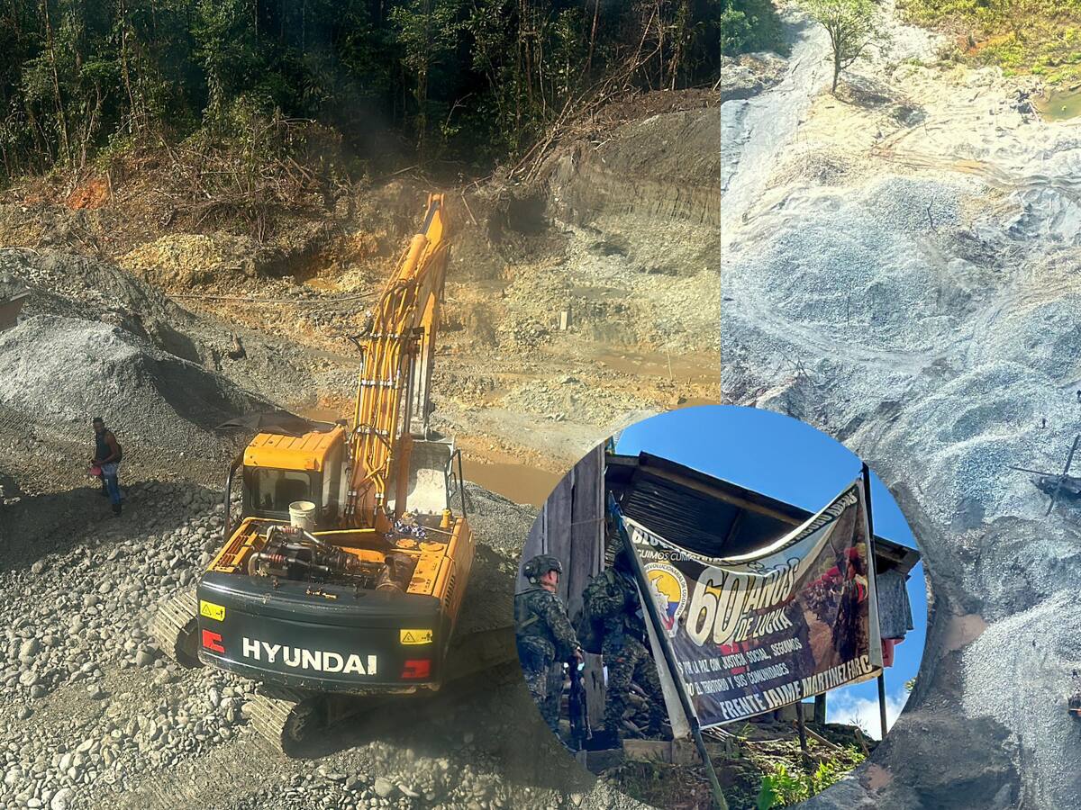 Disidencias recibían $3.500 millones por minería ilegal en el corazón del Naya en el Valle