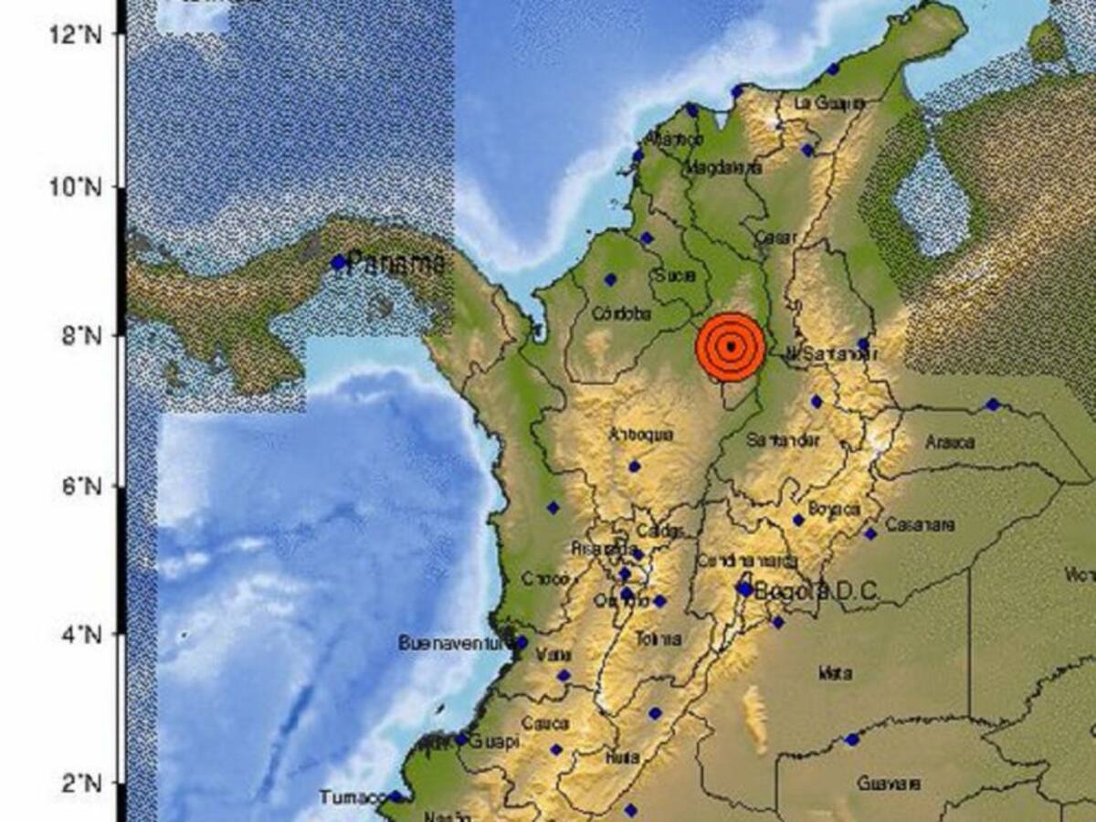 Temblor en Colombia con magnitud de 5.6: se sintió en varias ciudades