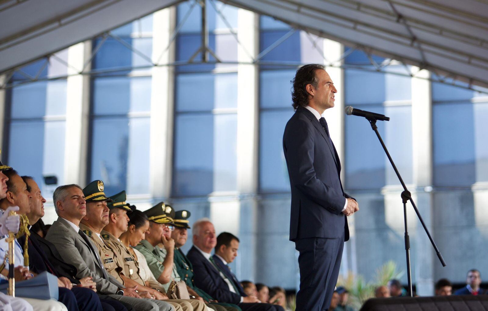 Federico Gutiérrez Zuluega, alcalde de Medellín, en el Tedeum del 20 de julio. Foto: Alcaldía de Medellín.